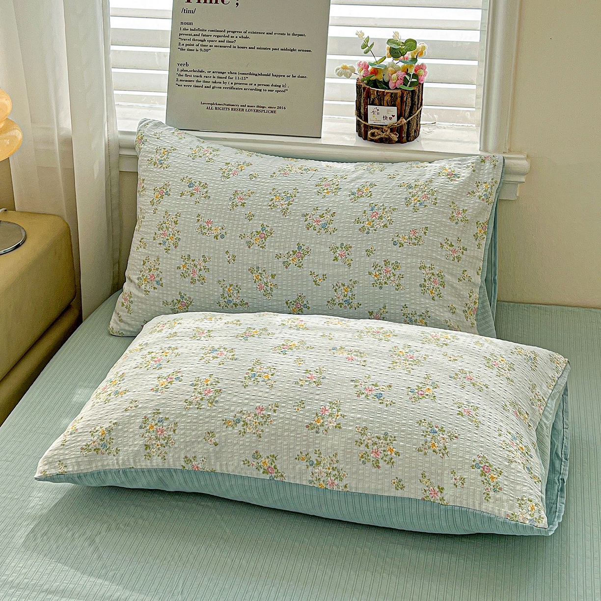 91家纺网 家纺一手货源 找家纺 王朝国际 2026新款A类彩竺棉印花夏被四件套 兰亭