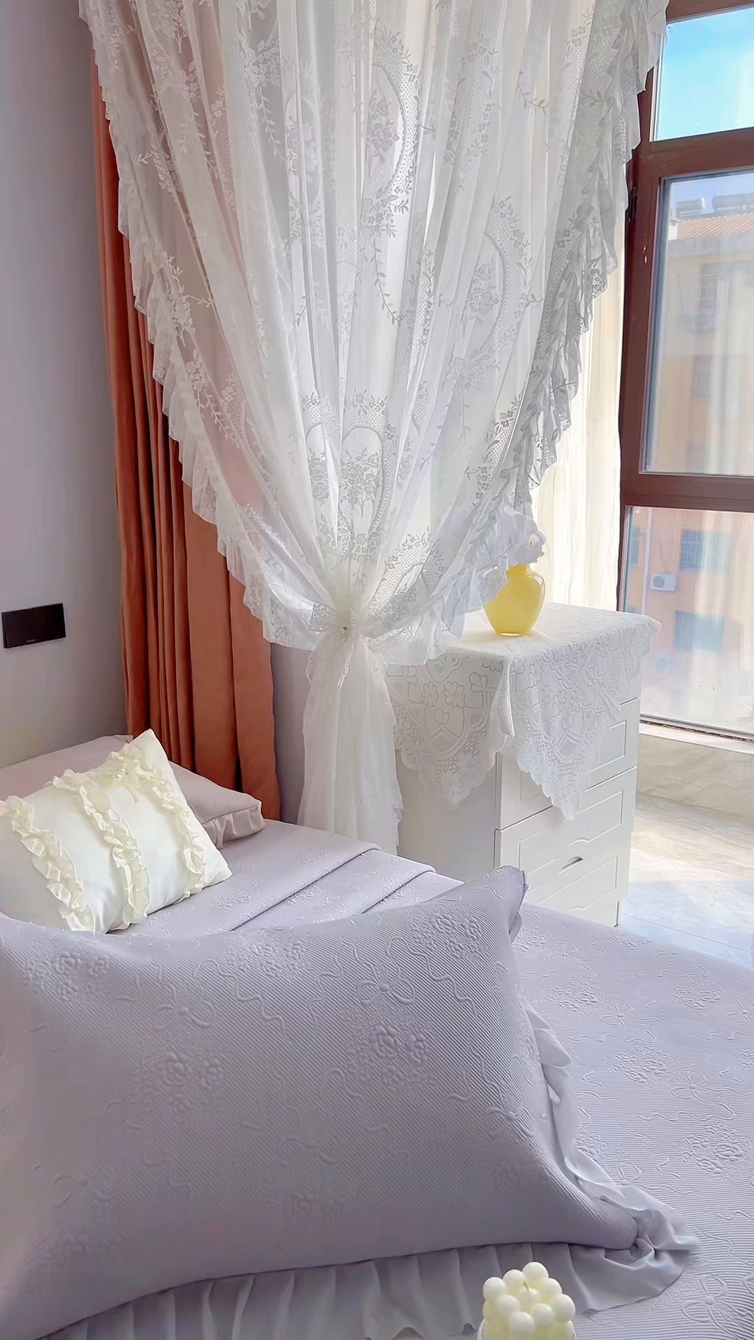 91家纺网 家纺一手货源 找家纺 恋尚羽 2026新款高分子PE凉泡泡大床裙凉感席波浪冰豆豆凉席席子三件套-蝴蝶结系列手捧花 灰色