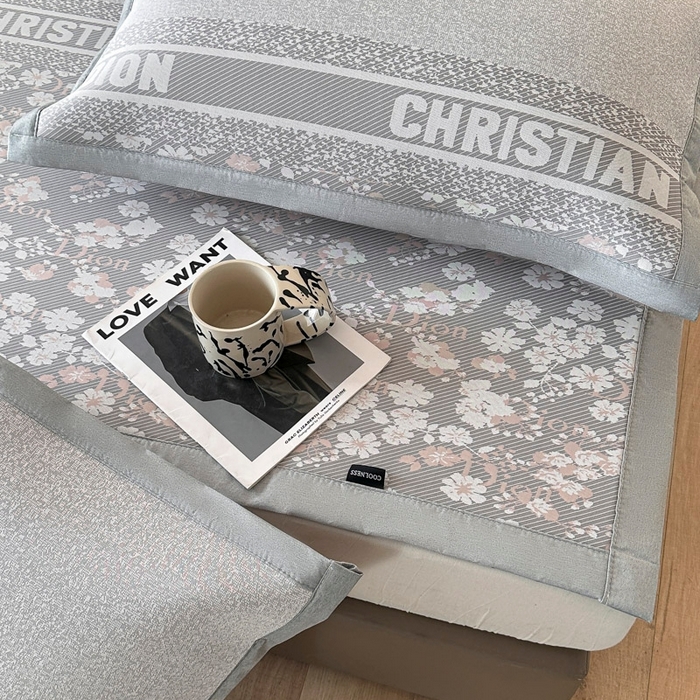 91家纺网 家纺一手货源 找家纺 （总）慕尚家纺 2026春夏新款凉感冰丝提花凉席三件套