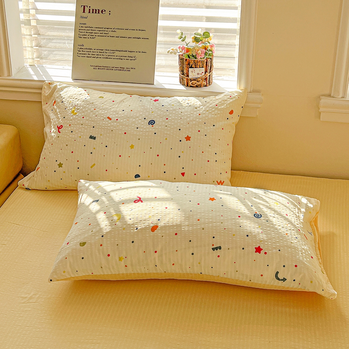 91家纺网 家纺一手货源 找家纺 王朝国际 2026新款A类彩竺棉印花夏被四件套 奶油派