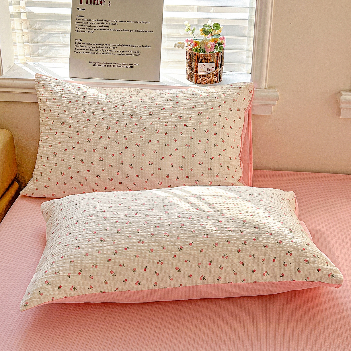 91家纺网 家纺一手货源 找家纺 王朝国际 2026新款A类彩竺棉印花夏被四件套 七里香