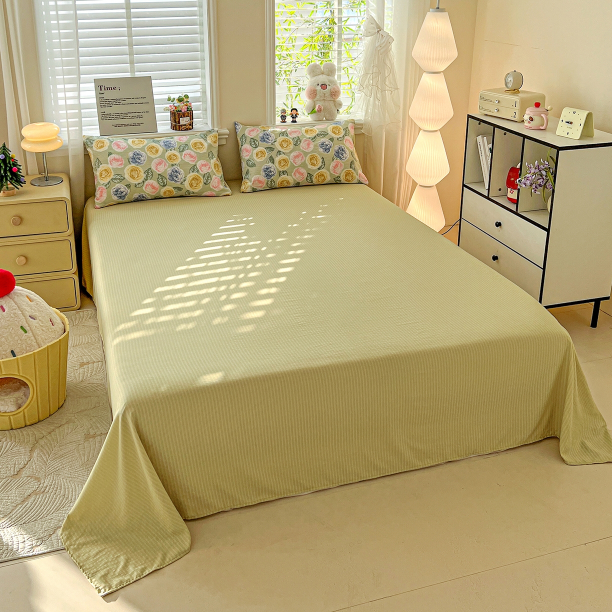 91家纺网 家纺一手货源 找家纺 王朝国际 2026新款A类彩竺棉印花夏被四件套 小乔玫瑰