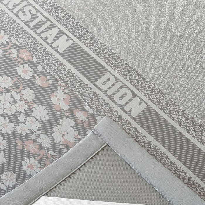 91家纺网 家纺一手货源 找家纺 慕尚家纺 2026春夏新款凉感冰丝提花凉席三件套 花艺 灰红