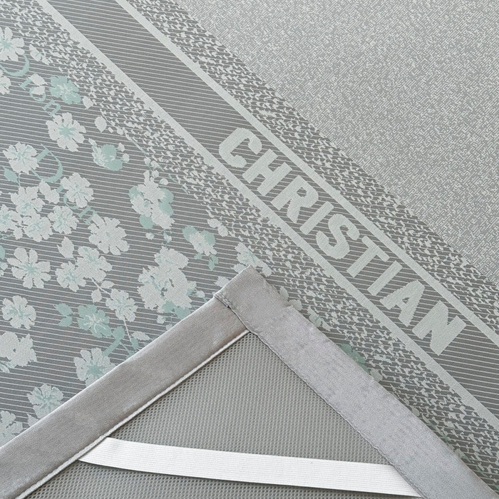 91家纺网 家纺一手货源 找家纺 慕尚家纺 2026春夏新款凉感冰丝提花凉席三件套 花艺 灰绿