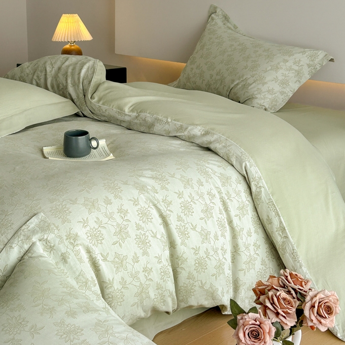 91家纺网 家纺一手货源 找家纺 禾时 2026新款奥地利进口兰精天丝夏被夏凉被空调被四件套 芝芝桃桃-极地白