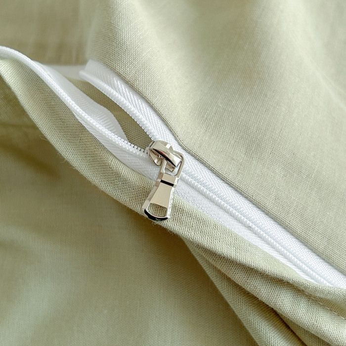 91家纺网 家纺一手货源 找家纺 禾时 2026新款全棉纯棉色织提花四件套 艾莉（浅绿）