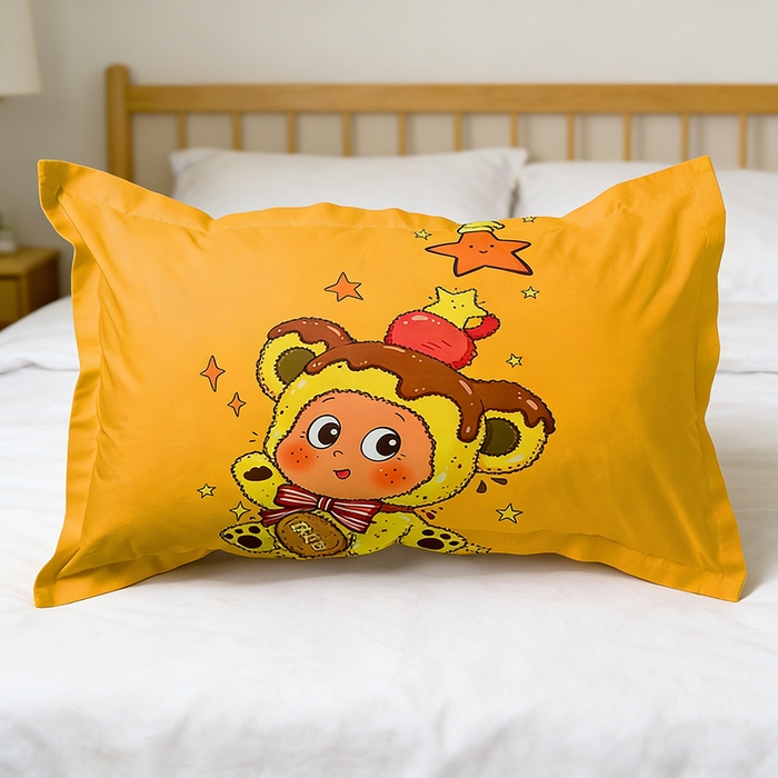91家纺网 家纺一手货源 找家纺 （总）一电 2026新款跨境电商卡通学生枕头套枕套48x74cm单只件一对装儿童男孩枕皮子 3.磨毛枕套