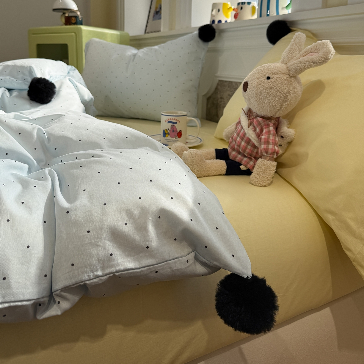 91家纺网 家纺一手货源 找家纺 （总）慕尚家纺 2026新款全棉纯棉水洗带球工艺四件套