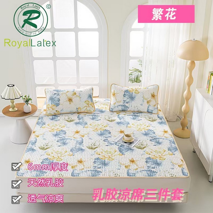 91家纺网 家纺一手货源 找家纺 （总）羽梦家纺 2026新款冰柔丝乳胶床单款凉席