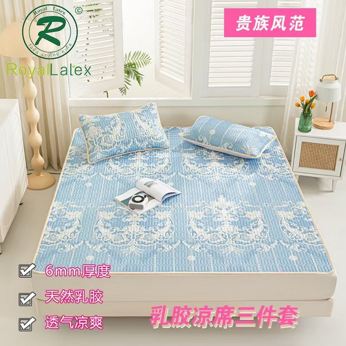 91家纺网 家纺一手货源 找家纺 （总）羽梦家纺 2026新款冰柔丝乳胶床单款凉席