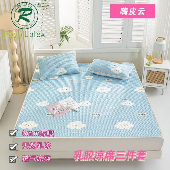 91家纺网 家纺一手货源 找家纺 （总）羽梦家纺 2026新款冰柔丝乳胶床单款凉席