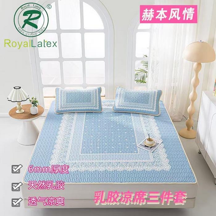 91家纺网 家纺一手货源 找家纺 （总）羽梦家纺 2026新款冰柔丝乳胶床单款凉席