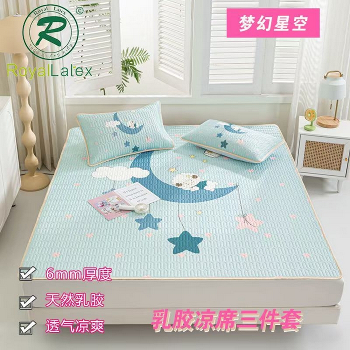 91家纺网 家纺一手货源 找家纺 （总）羽梦家纺 2026新款冰柔丝乳胶床单款凉席