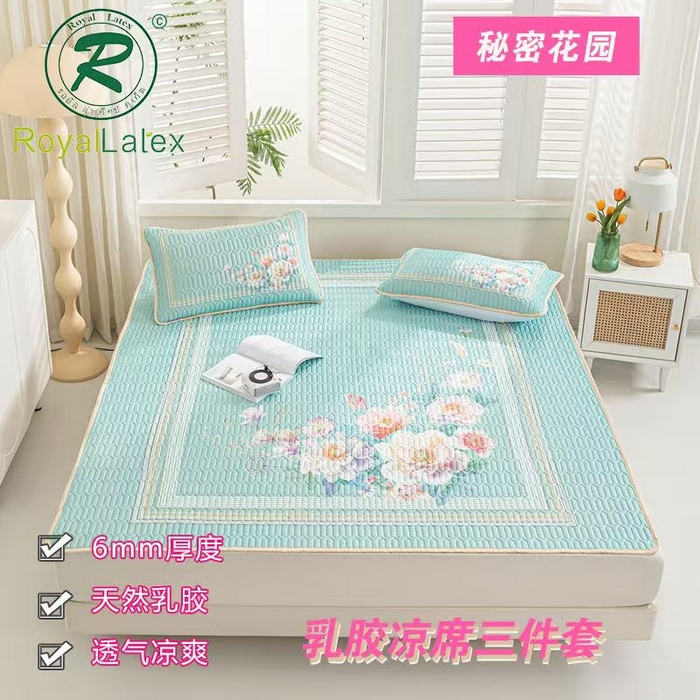 91家纺网 家纺一手货源 找家纺 （总）羽梦家纺 2026新款冰柔丝乳胶床单款凉席