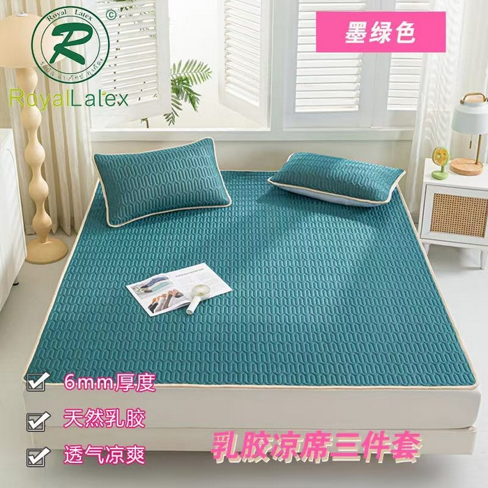 91家纺网 家纺一手货源 找家纺 （总）羽梦家纺 2026新款冰柔丝乳胶床单款凉席