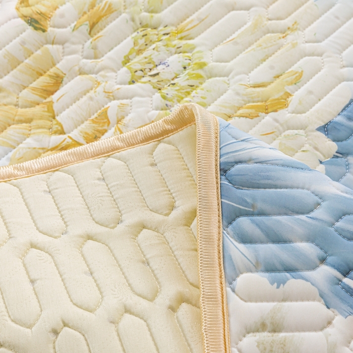 91家纺网 家纺一手货源 找家纺 （总）羽梦家纺 2026新款冰柔丝乳胶床单款凉席