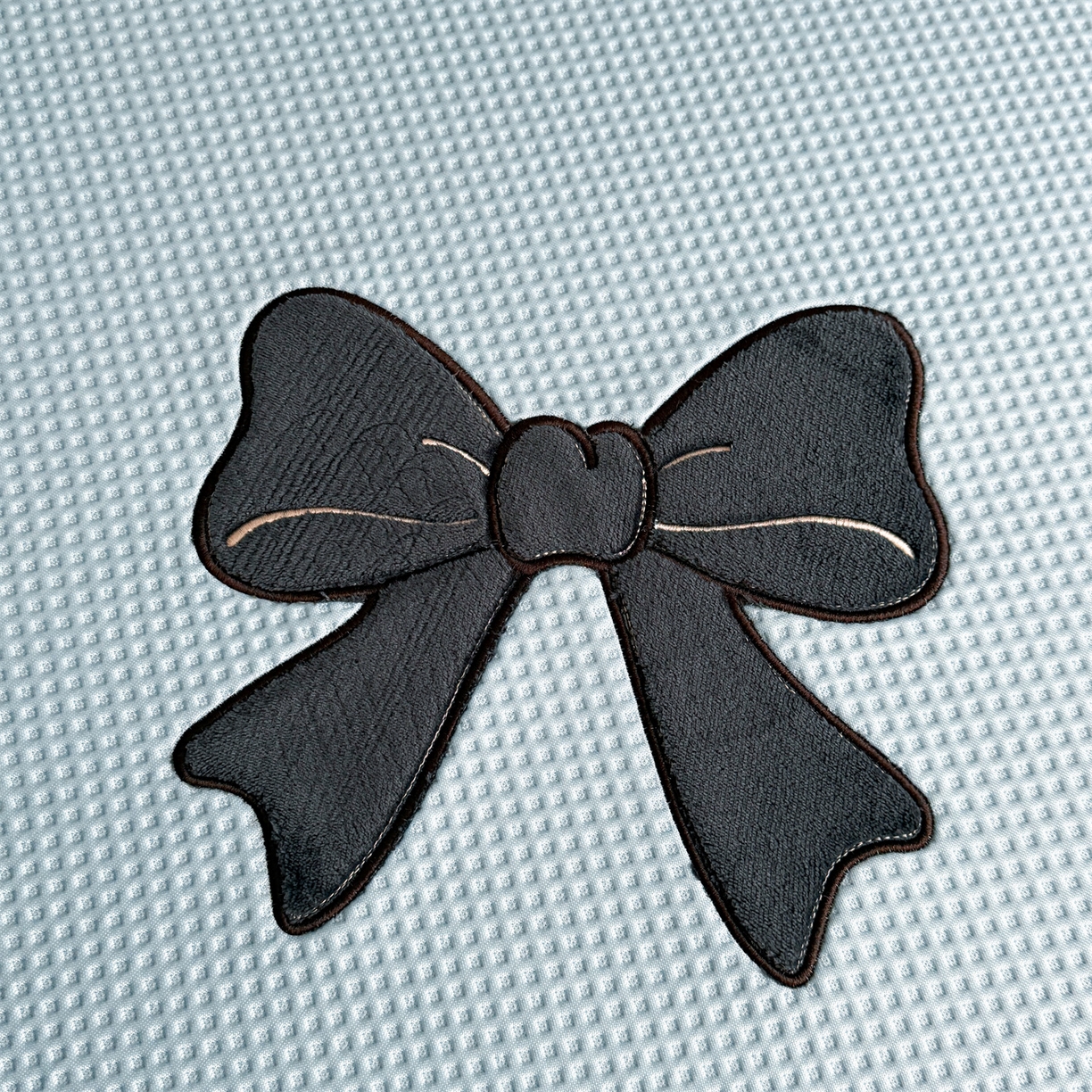 91家纺网 家纺一手货源 找家纺 雯豆家纺 2026春夏新款PE中分子凉感豆豆床笠三件套加厚三明治床垫保护套-墨蝶 墨蝶床笠款-蓝