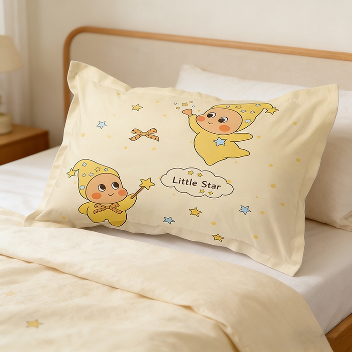 91家纺网 家纺一手货源 找家纺 （总）一电 2026新款跨境电商卡通学生枕头套枕套48x74cm单只件一对装儿童男孩枕皮子 3.磨毛枕套