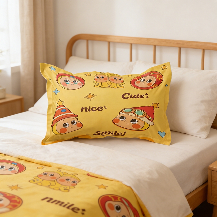 91家纺网 家纺一手货源 找家纺 （总）一电 2026新款跨境电商卡通学生枕头套枕套48x74cm单只件一对装儿童男孩枕皮子 3.磨毛枕套