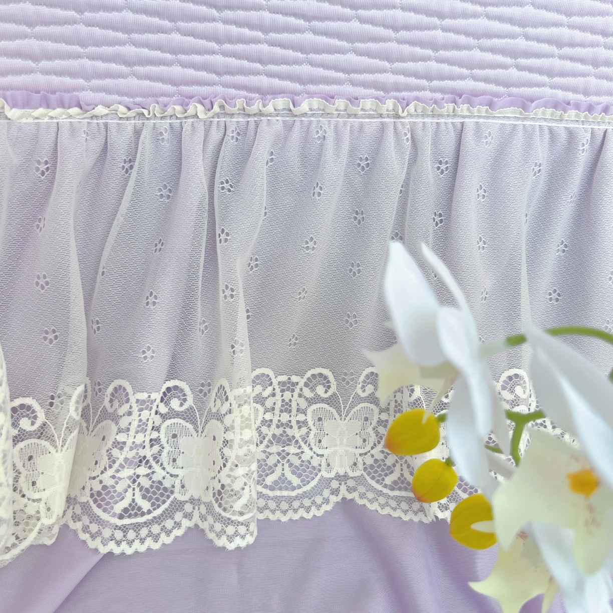 91家纺网 家纺一手货源 找家纺 恋尚羽 2026新款高分子PE凉泡泡大床裙凉感席波浪冰豆豆凉席席子三件套-系列 山茶可可 紫色