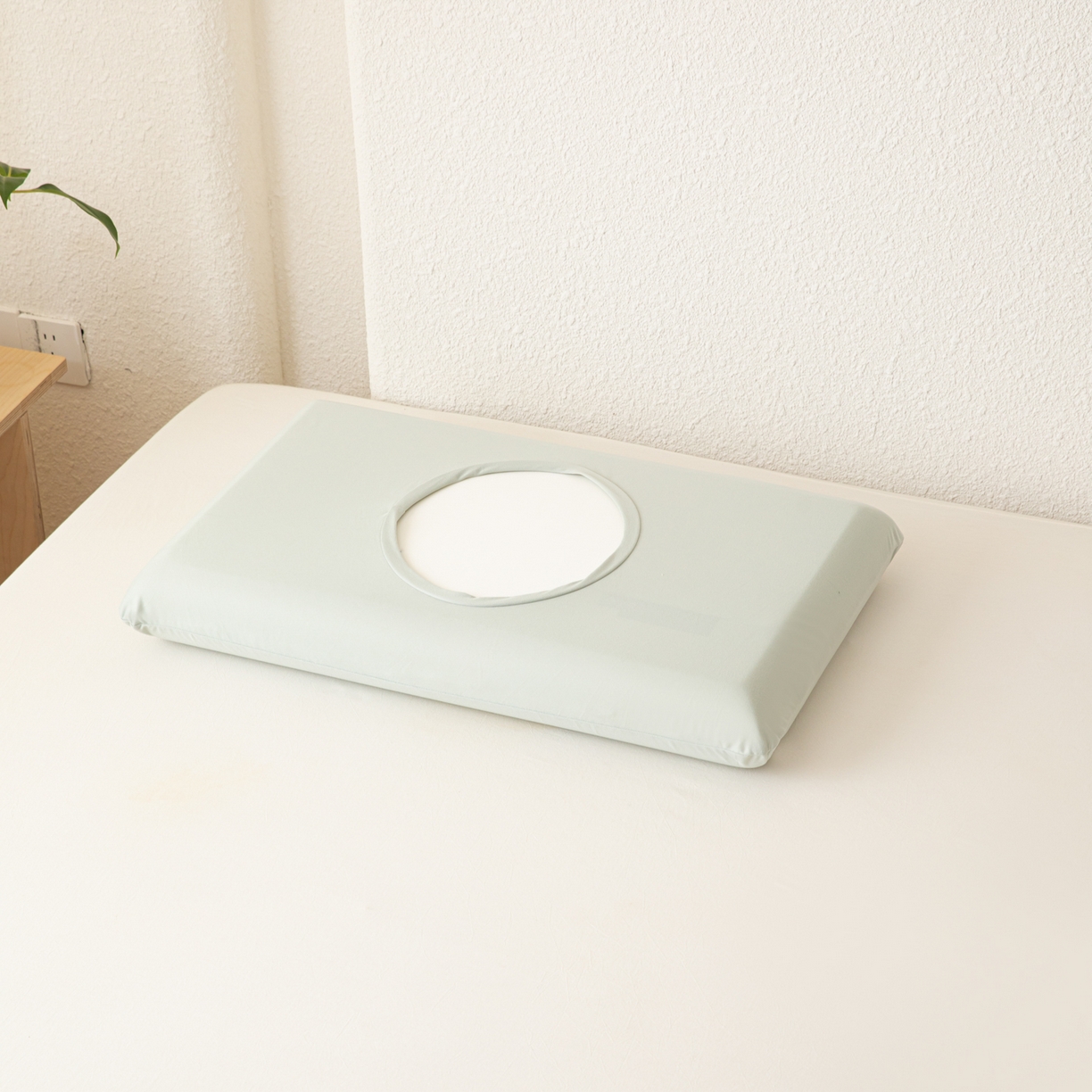 91家纺网 家纺一手货源 找家纺 慕尚家纺 2026新款亲肤舒适针织棉枕套 水绿