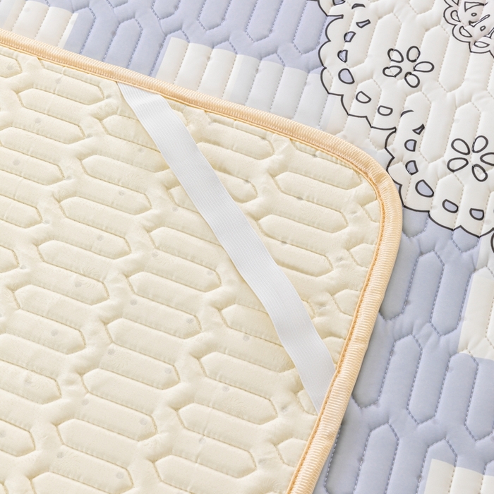 91家纺网 家纺一手货源 找家纺 羽梦家纺 2026新款冰柔丝乳胶床单款凉席蝴蝶结