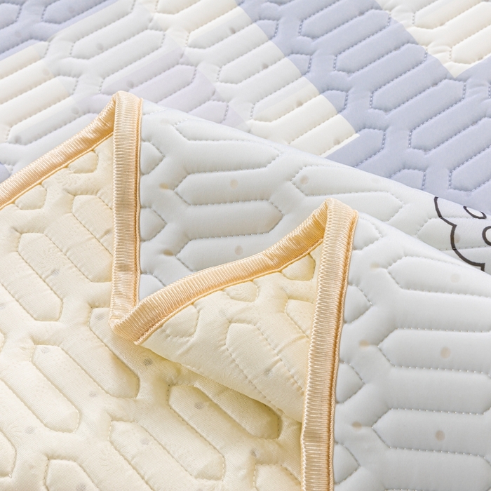 91家纺网 家纺一手货源 找家纺 羽梦家纺 2026新款冰柔丝乳胶床单款凉席蝴蝶结