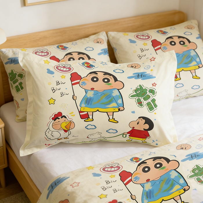 91家纺网 家纺一手货源 找家纺 （总）一电 2026新款跨境电商卡通学生枕头套枕套48x74cm单只件一对装儿童男孩枕皮子 4.磨毛枕套