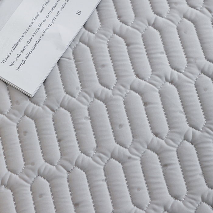 91家纺网 家纺一手货源 找家纺 羽梦家纺 2026新款冰柔丝乳胶床单款凉席灰色