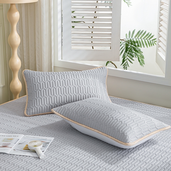 91家纺网 家纺一手货源 找家纺 羽梦家纺 2026新款冰柔丝乳胶床单款凉席灰色