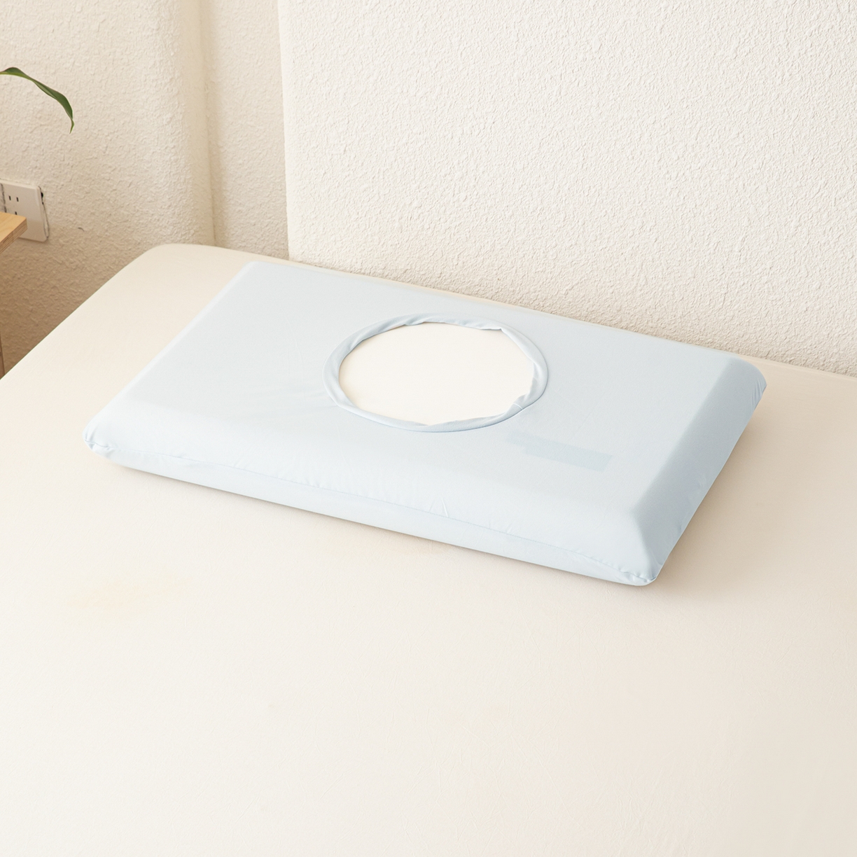 91家纺网 家纺一手货源 找家纺 慕尚家纺 2026新款亲肤舒适针织棉枕套 蔚蓝