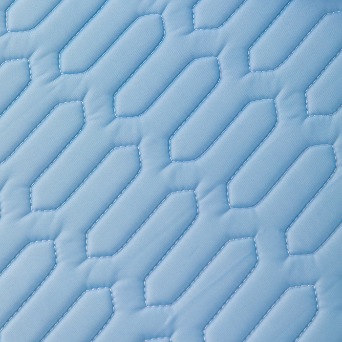 91家纺网 家纺一手货源 找家纺 羽梦家纺 2026新款冰柔丝乳胶床单款凉席蓝色