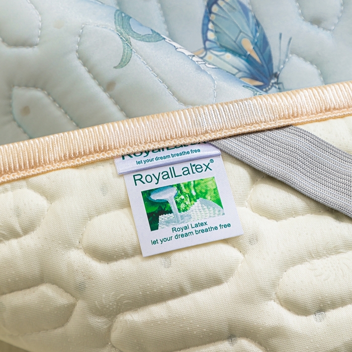 91家纺网 家纺一手货源 找家纺 羽梦家纺 2026新款冰柔丝乳胶床单款凉席浪漫花海