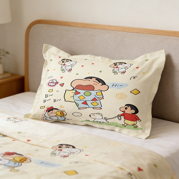91家纺网 家纺一手货源 找家纺 （总）一电 2026新款跨境电商卡通学生枕头套枕套48x74cm单只件一对装儿童男孩枕皮子 4.磨毛枕套