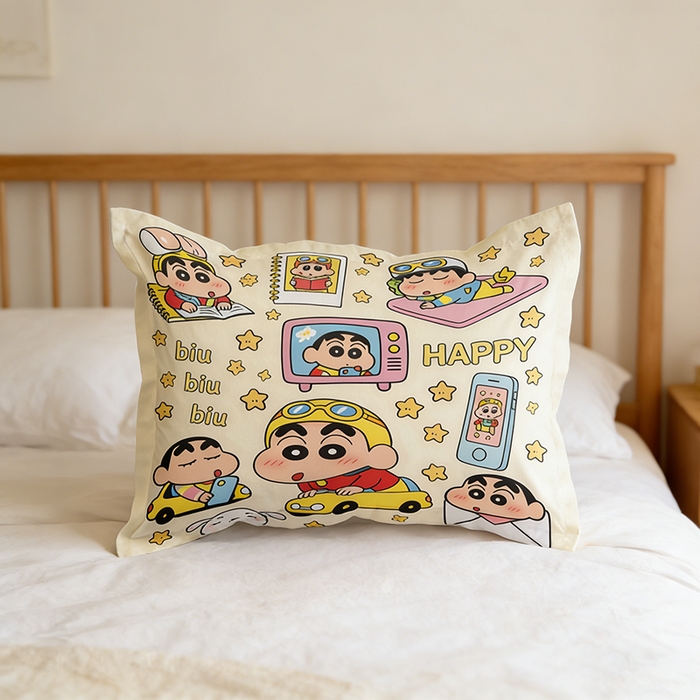 91家纺网 家纺一手货源 找家纺 （总）一电 2026新款跨境电商卡通学生枕头套枕套48x74cm单只件一对装儿童男孩枕皮子 4.磨毛枕套