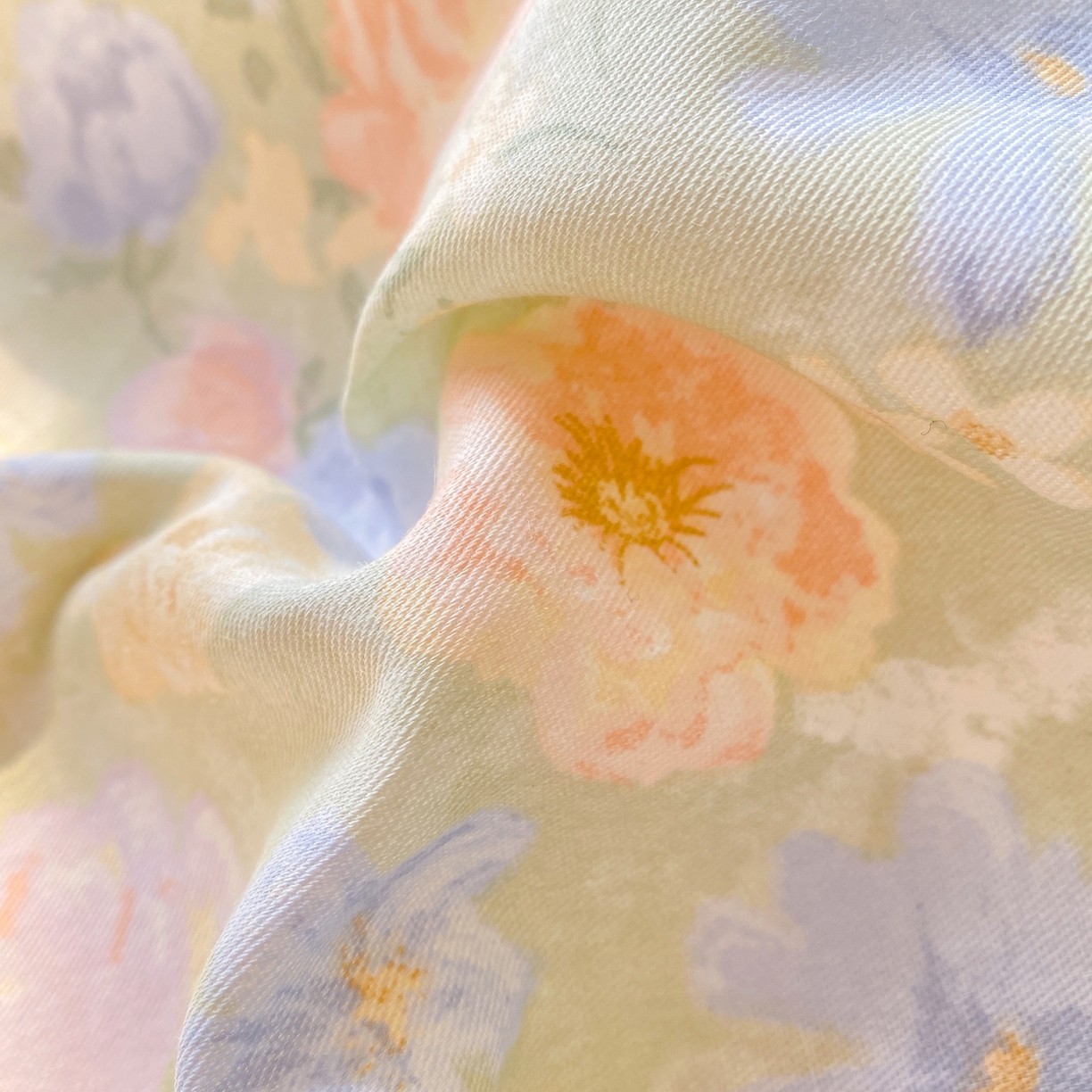 91家纺网 家纺一手货源 找家纺 女子家纺 2026新款全棉纯棉印花小印花花卉款单床笠床笠单件 栀子花语