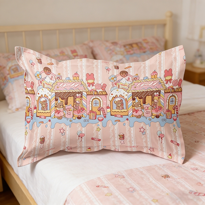 91家纺网 家纺一手货源 找家纺 （总）一电 2026新款跨境电商卡通学生枕头套枕套48x74cm单只件一对装儿童男孩枕皮子 5.磨毛枕套