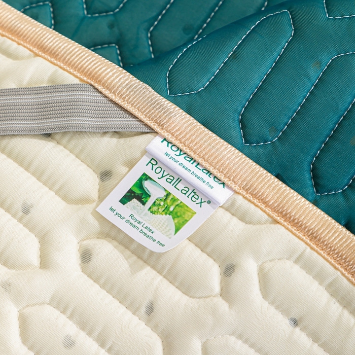 91家纺网 家纺一手货源 找家纺 羽梦家纺 2026新款冰柔丝乳胶床单款凉席墨绿