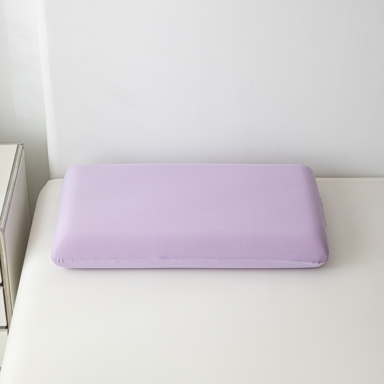 91家纺网 家纺一手货源 找家纺 慕尚家纺 2026新款锦纶小冰皮单枕套枕套单件 冰紫