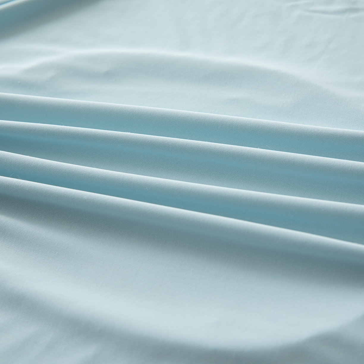 91家纺网 家纺一手货源 找家纺 慕尚家纺 2026新款锦纶小冰皮单枕套枕套单件 天空蓝