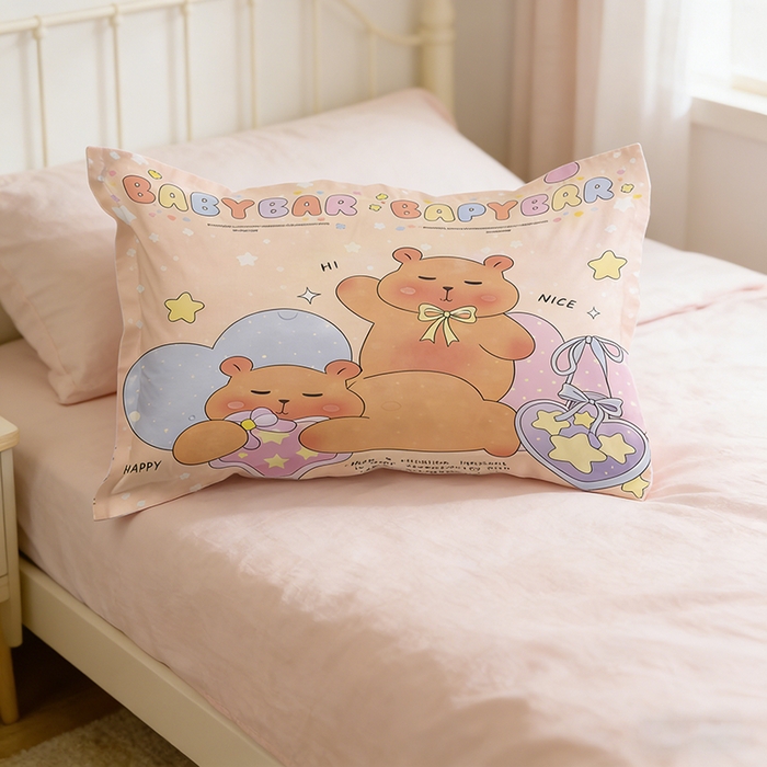 91家纺网 家纺一手货源 找家纺 （总）一电 2026新款跨境电商卡通学生枕头套枕套48x74cm单只件一对装儿童男孩枕皮子 5.磨毛枕套