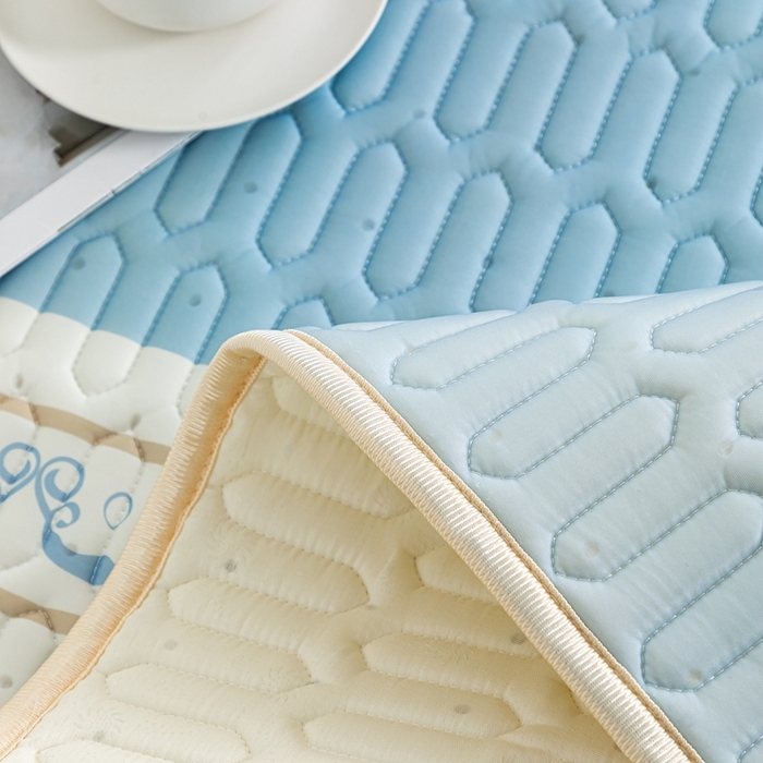 91家纺网 家纺一手货源 找家纺 羽梦家纺 2026新款冰柔丝乳胶床单款凉席伊芙丽