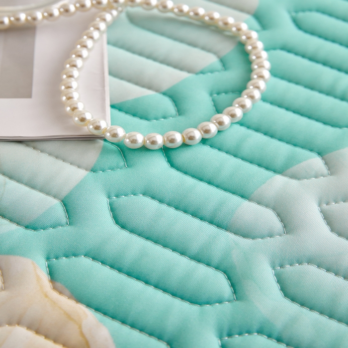 91家纺网 家纺一手货源 找家纺 （总）羽梦家纺 2026新款冰柔丝乳胶床裙款凉席