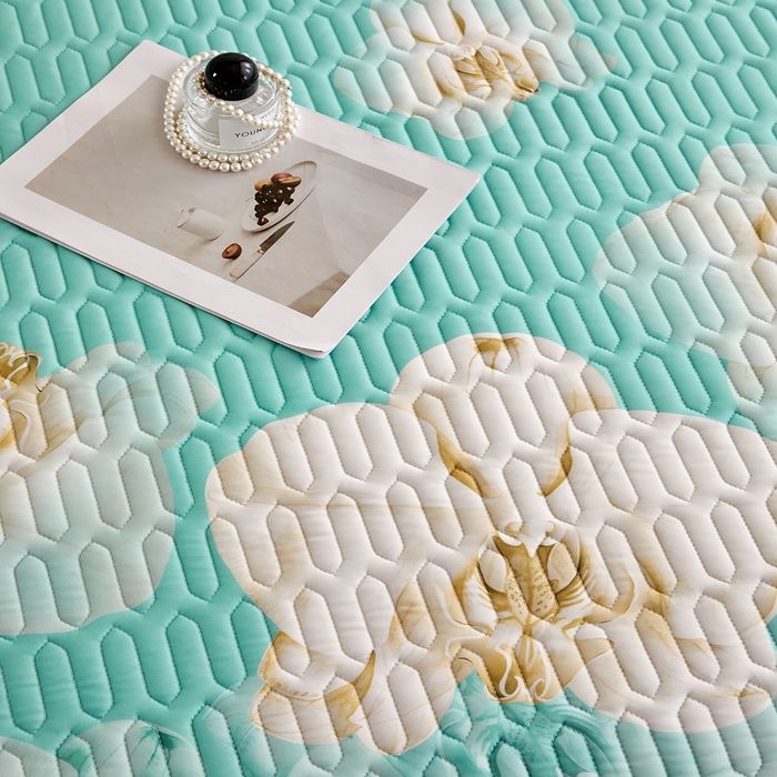 91家纺网 家纺一手货源 找家纺 （总）羽梦家纺 2026新款冰柔丝乳胶床裙款凉席