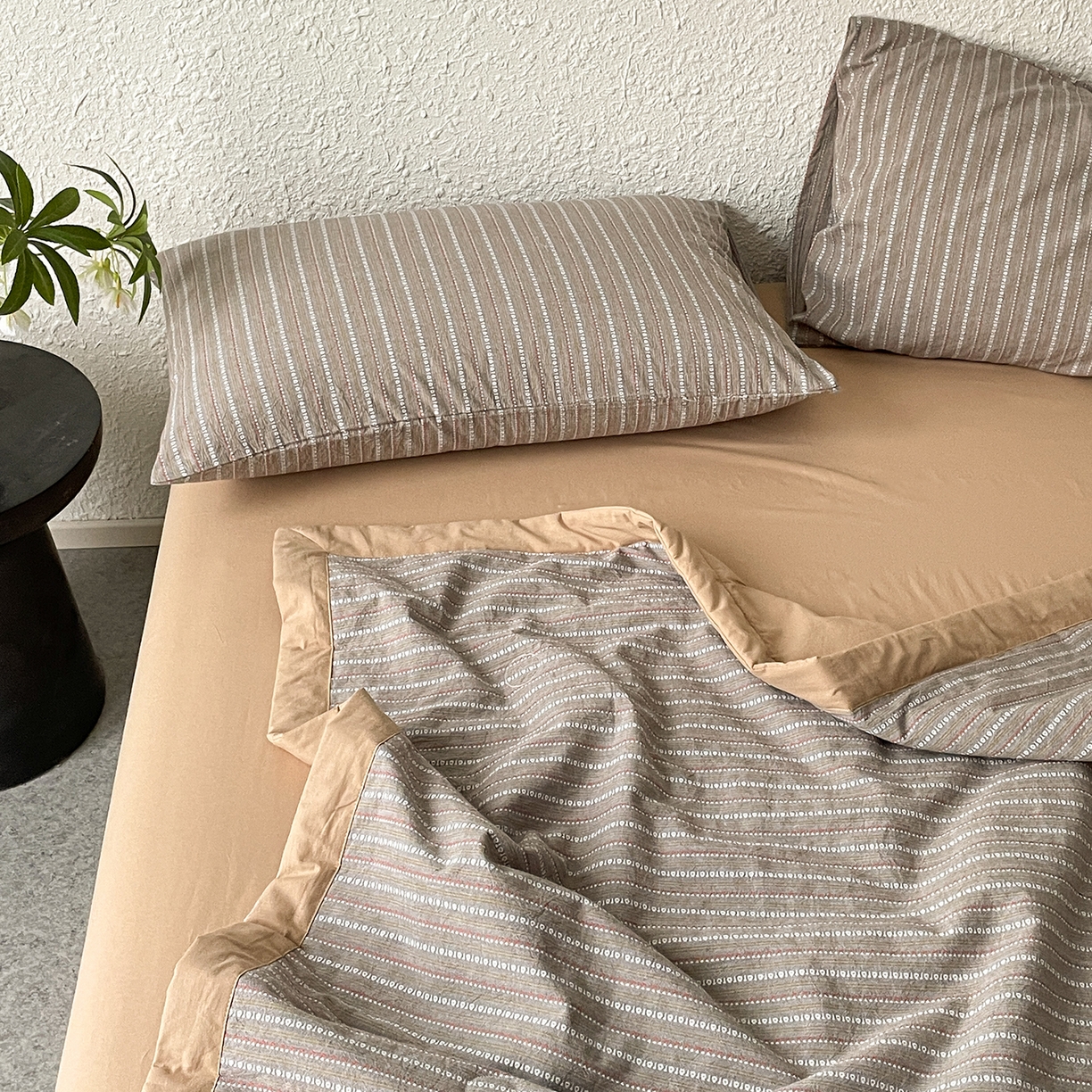 91家纺网 家纺一手货源 找家纺 吾诺家居 2026新款棉色织提花水洗棉大豆夏被夏凉被空调被-摩卡 摩卡咖