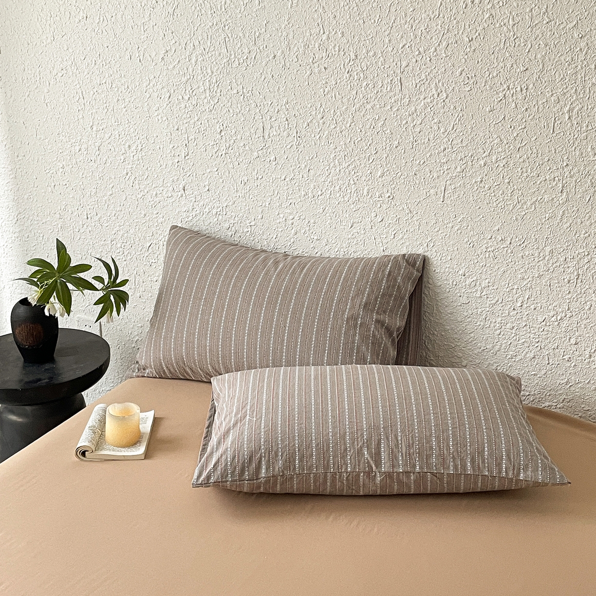 91家纺网 家纺一手货源 找家纺 吾诺家居 2026新款棉色织提花水洗棉大豆夏被夏凉被空调被-摩卡 摩卡咖