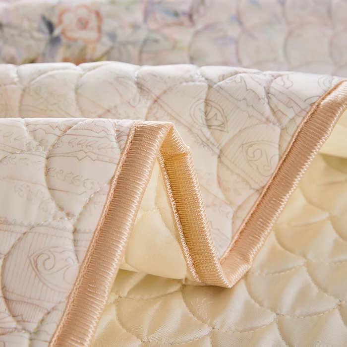 91家纺网 家纺一手货源 找家纺 羽梦家纺 2026新款凉席硅胶席子 云间花境