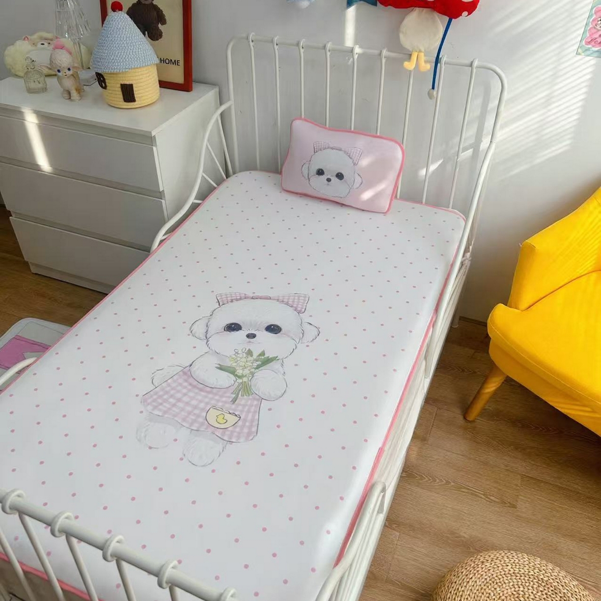 91家纺网 家纺一手货源 找家纺 （总）美乐迪家纺 2026新款儿童水光冰丝凉席席子凉席