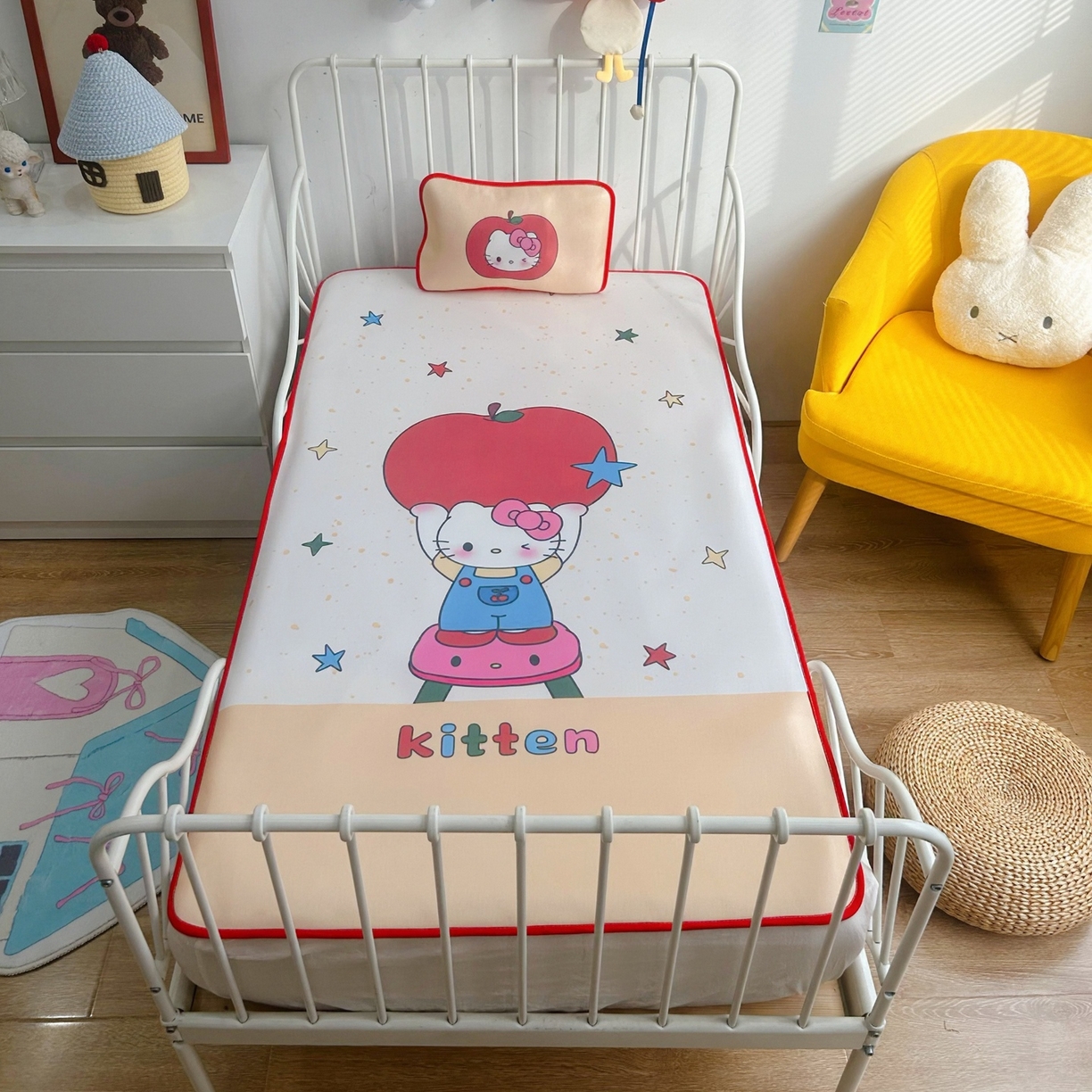 91家纺网 家纺一手货源 找家纺 （总）美乐迪家纺 2026新款儿童水光冰丝凉席席子凉席