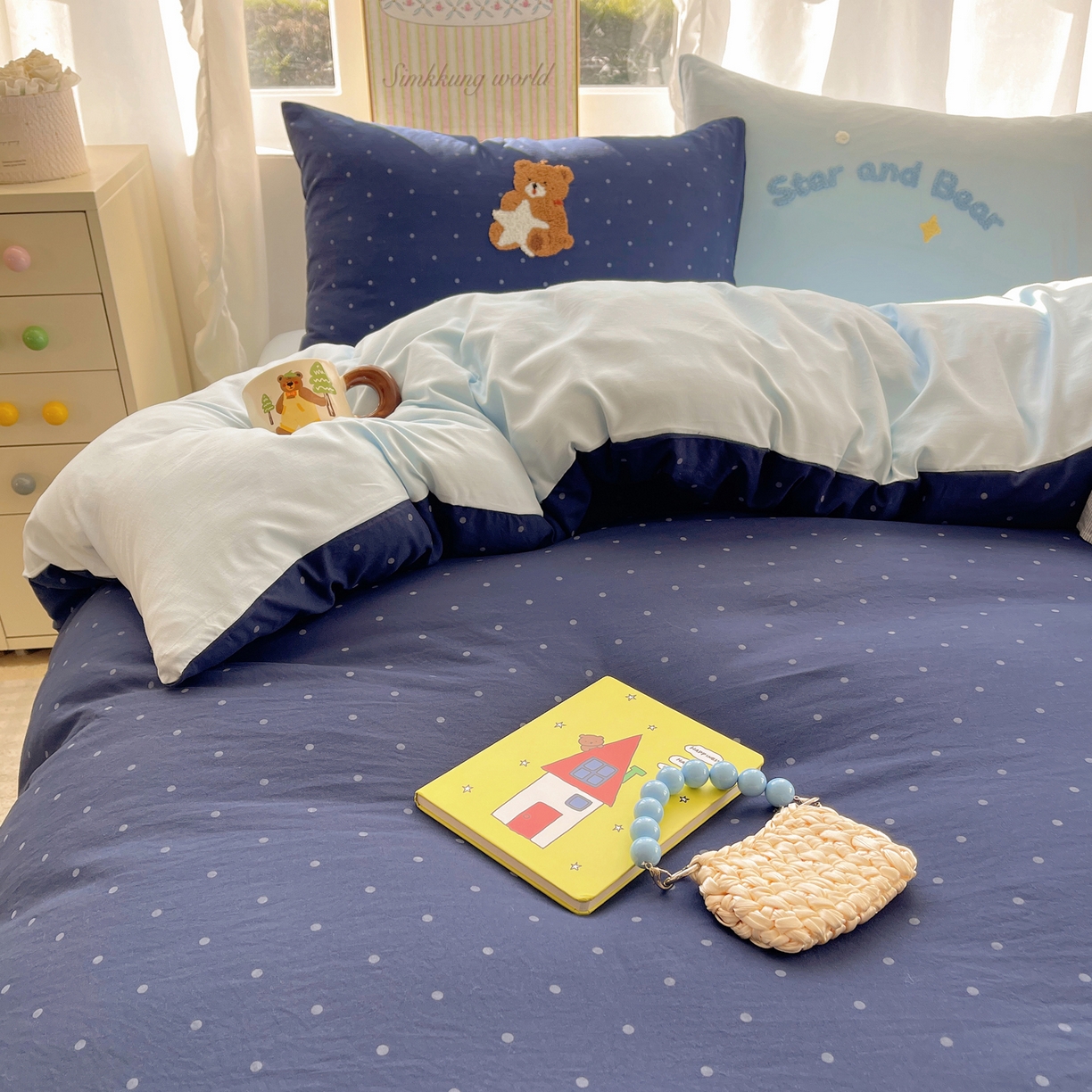 91家纺网 家纺一手货源 找家纺 韩都家居 2026春夏新款亲肤舒适毛巾绣四件套（包含买家秀原图） 许愿熊